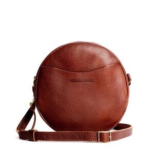 Portland Leather Circle Crossbody